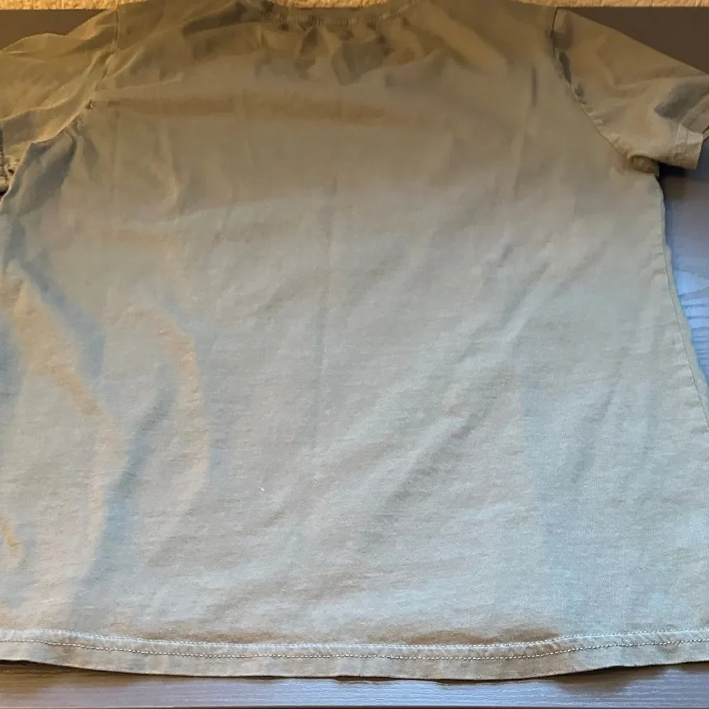 Lucky Brand Jimi Hendrix Graphic Tee - Olive Embroidered Flowers - Picture 3 of 4